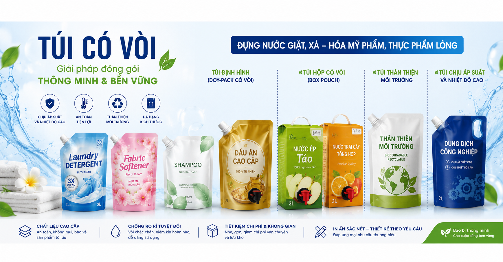 TÚI CÓ VÒI - SPOUT POUCH
